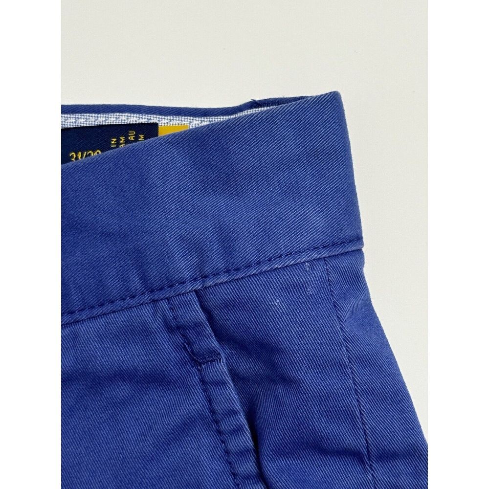 Polo Ralph Lauren Blue Stretch Straight Fit Cotton Twill Chino Pants Size 30x31 - Picture 8 of 8